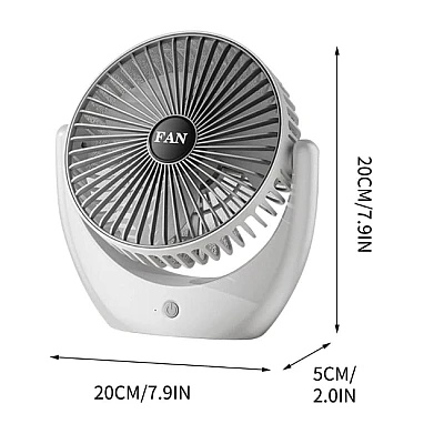 Ventilator de birou silentios multifunctional cu 3 trepte de viteza FAN