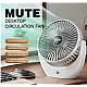 Ventilator de birou silentios multifunctional cu 3 trepte de viteza FAN