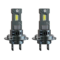 Set 2 becuri auto LED mini H7 K13 model 3570 de 150W 19000 lumeni 6000k