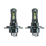 Set 2 becuri auto LED mini H4 K13 model 3570 de 150W 19000 lumeni 6000k