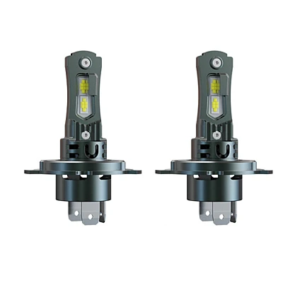 Set 2 becuri auto LED mini H4 K13 model 3570 de 150W 19000 lumeni 6000k Set 2 becuri auto LED mini H4 K13 model 3570 de 150W 19000 lumeni 6000k