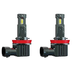 Set 2 becuri auto LED mini 9012 K13 model 3570 de 150W 19000 lumeni 6000k