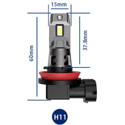 Set 2 becuri auto LED H11 K7 model 3570 de 100W 10000 lumeni 6000k Set 2 becuri auto LED H11 K7 model 3570 de 100W 10000 lumeni 6000k
