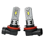Set 2 becuri auto LED H11 K7 model 3570 de 100W 10000 lumeni 6000k