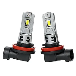 Set 2 becuri auto LED H11 K7 model 3570 de 100W 10000 lumeni 6000k