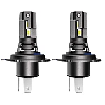Set 2 becuri auto LED H4 K7 model 3570 de 100W 10000 lumeni 6000k