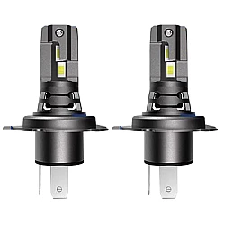 Set 2 becuri auto LED H4 K7 model 3570 de 100W 10000 lumeni 6000k