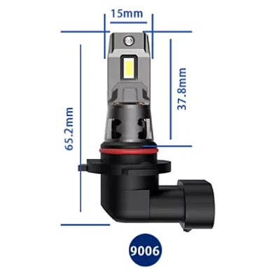 Set 2 becuri auto LED 9006 K7 model 3570 de 100W 10000 lumeni 6000k Set 2 becuri auto LED 9006 K7 model 3570 de 100W 10000 lumeni 6000k