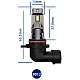 Set 2 becuri auto LED 9012 K7 model 3570 de 100W 10000 lumeni 6000k Set 2 becuri auto LED 9012 K7 model 3570 de 100W 10000 lumeni 6000k