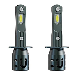 Set 2 becuri auto LED mini H1 K13 model 3570 de 150W 19000 lumeni 6000k