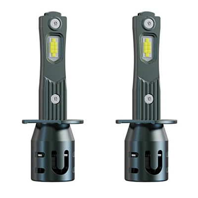 Set 2 becuri auto LED mini H1 K13 model 3570 de 150W 19000 lumeni 6000k Set 2 becuri auto LED mini H1 K13 model 3570 de 150W 19000 lumeni 6000k
