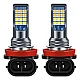 Set 2 becuri auto H11 cu 24 LED in 2 culori 12V 60W 6800 lumeni 6000K Set 2 becuri auto H11 cu 24 LED in 2 culori 12V 60W 6800 lumeni 6000K