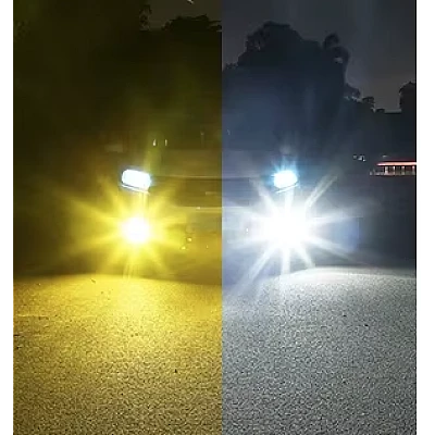 Set 2 becuri auto H11 cu 24 LED in 2 culori 12V 60W 6800 lumeni 6000K Set 2 becuri auto H11 cu 24 LED in 2 culori 12V 60W 6800 lumeni 6000K