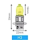 Set 2 becuri LED auto H3 de 12V 100W 6000K HOD galbene XENON Set 2 becuri LED auto H3 de 12V 100W 6000K HOD galbene XENON