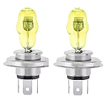 Set 2 becuri LED auto H3 de 12V 100W 6000K HOD galbene XENON