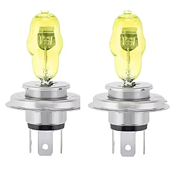 Set 2 becuri LED auto H3 de 12V 100W 6000K HOD galbene XENON