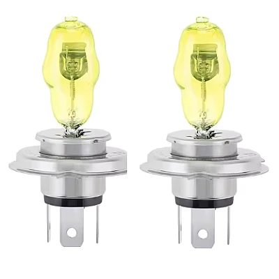 Set 2 becuri LED auto H3 de 12V 100W 6000K HOD galbene XENON Set 2 becuri LED auto H3 de 12V 100W 6000K HOD galbene XENON