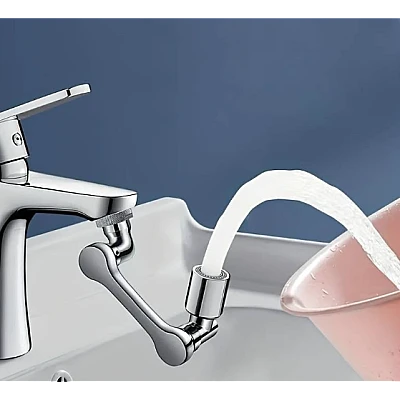 Extensie rotativa pentru robinet cu multiple moduri de curgere a apei Extensie rotativa pentru robinet cu multiple moduri de curgere a apei
