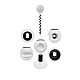 Desfacator capace multifunctional 8 in 1 pentru bucatarie Desfacator capace multifunctional 8 in 1 pentru bucatarie