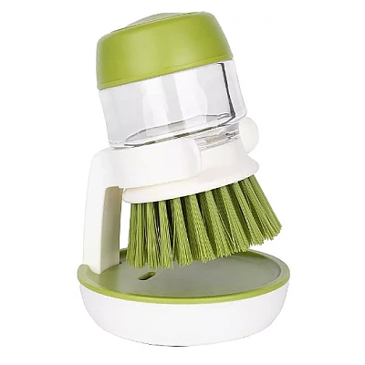 Perie de vase cu dozator detergent si suport depozitare utilizare universala OFF Perie de vase cu dozator detergent si suport depozitare utilizare universala OFF