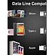 Cablu magnetic 3 in 1 incarcare si transfer date telefon Lightning Micro USB Type C Cablu magnetic 3 in 1 incarcare si transfer date telefon Lightning Micro USB Type C