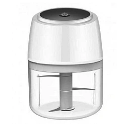 Mini tocator electric 3 cutite incarcare USB pentru usturoi si alte legume 250ml