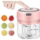 UB Mini tocator electric 3 cutite incarcare USB pentru usturoi si alte legume 250ml BS