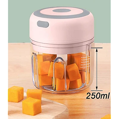 UB Mini tocator electric 3 cutite incarcare USB pentru usturoi si alte legume 250ml BS