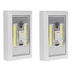 Set 2 x Intrerupatoare fara fir cu LED Super Bright Switch