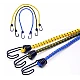 Set 12 benzi elastice cu carlig Multicolore si multifunctionale Set 12 benzi elastice cu carlig Multicolore si multifunctionale