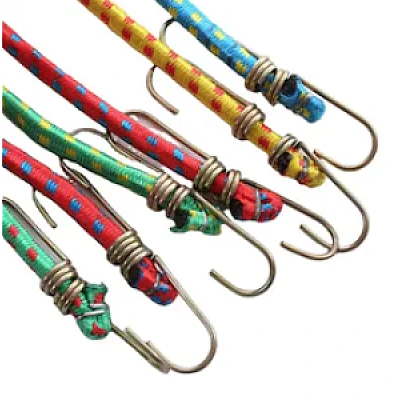 Set 12 benzi elastice cu carlig Multicolore si multifunctionale Set 12 benzi elastice cu carlig Multicolore si multifunctionale