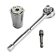 Set cheie tubulara cu clichet si ADAPTOR universal din otel inoxidabil 7-19mm Set cheie tubulara cu clichet si ADAPTOR universal din otel inoxidabil 7-19mm