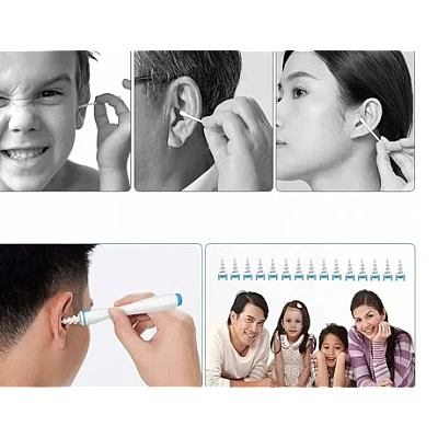 Dispozitiv pentru curatarea urechilor 16 varfuri din silicon pentru igiena adecvata si sanatatea urechii Dispozitiv pentru curatarea urechilor 16 varfuri din silicon pentru igiena adecvata si sanatatea urechii