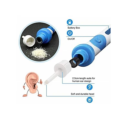 Aparat pentru curatat urechile cu vibratii si micro aspirare Aparat pentru curatat urechile cu vibratii si micro aspirare