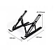 Suport tableta sau laptop plastic ABS reglaj 6 niveluri negru Suport tableta sau laptop plastic ABS reglaj 6 niveluri negru