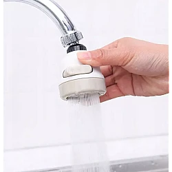Cap de robinet pentru chiuveta 3 tipuri de jet ABS rotire 360 grade Cap de robinet pentru chiuveta 3 tipuri de jet ABS rotire 360 grade