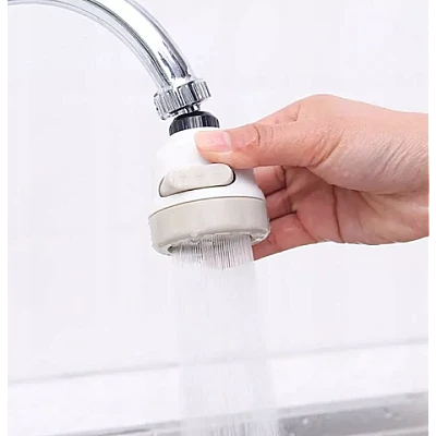 Cap de robinet pentru chiuveta 3 tipuri de jet ABS rotire 360 grade Cap de robinet pentru chiuveta 3 tipuri de jet ABS rotire 360 grade