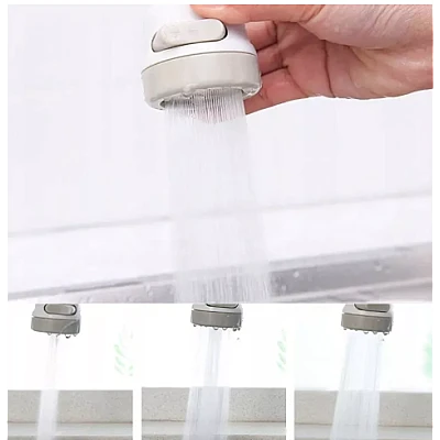 Cap de robinet pentru chiuveta 3 tipuri de jet ABS rotire 360 grade Cap de robinet pentru chiuveta 3 tipuri de jet ABS rotire 360 grade