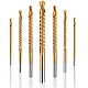 Set de 6 burghii AURII din Otel de la 3 la 8mm Set de 6 burghii AURII din Otel de la 3 la 8mm