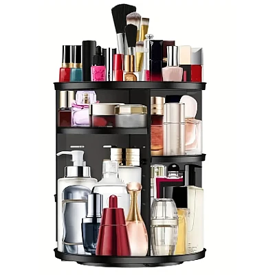 Organizator cosmetice rotativ 360 grade suport ajustabil OFF Organizator cosmetice rotativ 360 grade suport ajustabil OFF