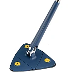 Mop multifunctional pentru suprafete uscate si ude cap triunghiular rotativ