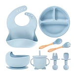 Set complet din silicon pentru diversificare bebelusi si copii