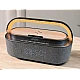Boxa Bluetooth MD S305 cu lumina LED incarcator wireless si ceas Boxa Bluetooth MD S305 cu lumina LED incarcator wireless si ceas