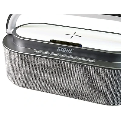 Boxa Bluetooth MD S305 cu lumina LED incarcator wireless si ceas Boxa Bluetooth MD S305 cu lumina LED incarcator wireless si ceas