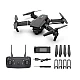 Drona E88 PRO 4K brate pliabile 2 camere wifi buton de Return To Home camera 4k HD cu transmisie live pe telefon Drona E88 PRO 4K brate pliabile 2 camere wifi buton de Return To Home camera 4k HD cu transmisie live pe telefon