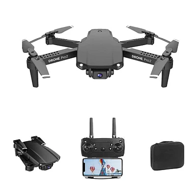 Drona cu camera E99 Pro Pliabila Telecomanda 3 moduri viteza Negru Drona cu camera E99 Pro Pliabila Telecomanda 3 moduri viteza Negru