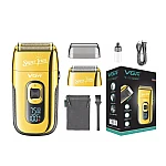 Aparat de ras electric profesional Shaver VGR V 332 lame duble 3 viteze reglabile cu afisaj digital