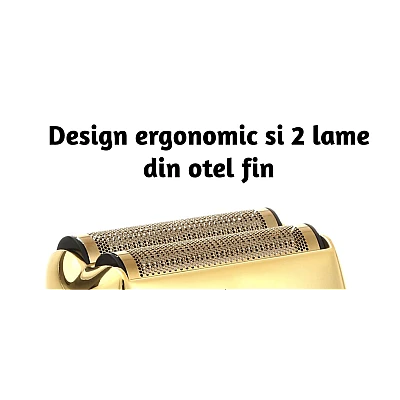 Aparat de ras electric profesional Shaver VGR V 332 lame duble 3 viteze reglabile cu afisaj digital