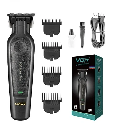 Set cu aparat de tuns fara fir VGR V 995 cu 4 distantiere autonomie 300min 2000mAh Set cu aparat de tuns fara fir VGR V 995 cu 4 distantiere autonomie 300min 2000mAh