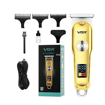Aparat de tuns pentru contur VGR V290 avand incarcare USB 3 piepteni ajustare lungime Aparat de tuns pentru contur VGR V290 avand incarcare USB 3 piepteni ajustare lungime